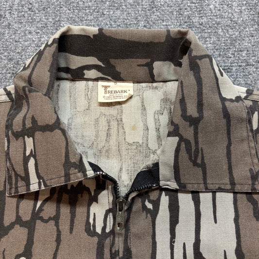 1980s Trebark Camo Zip Up Jacket - S