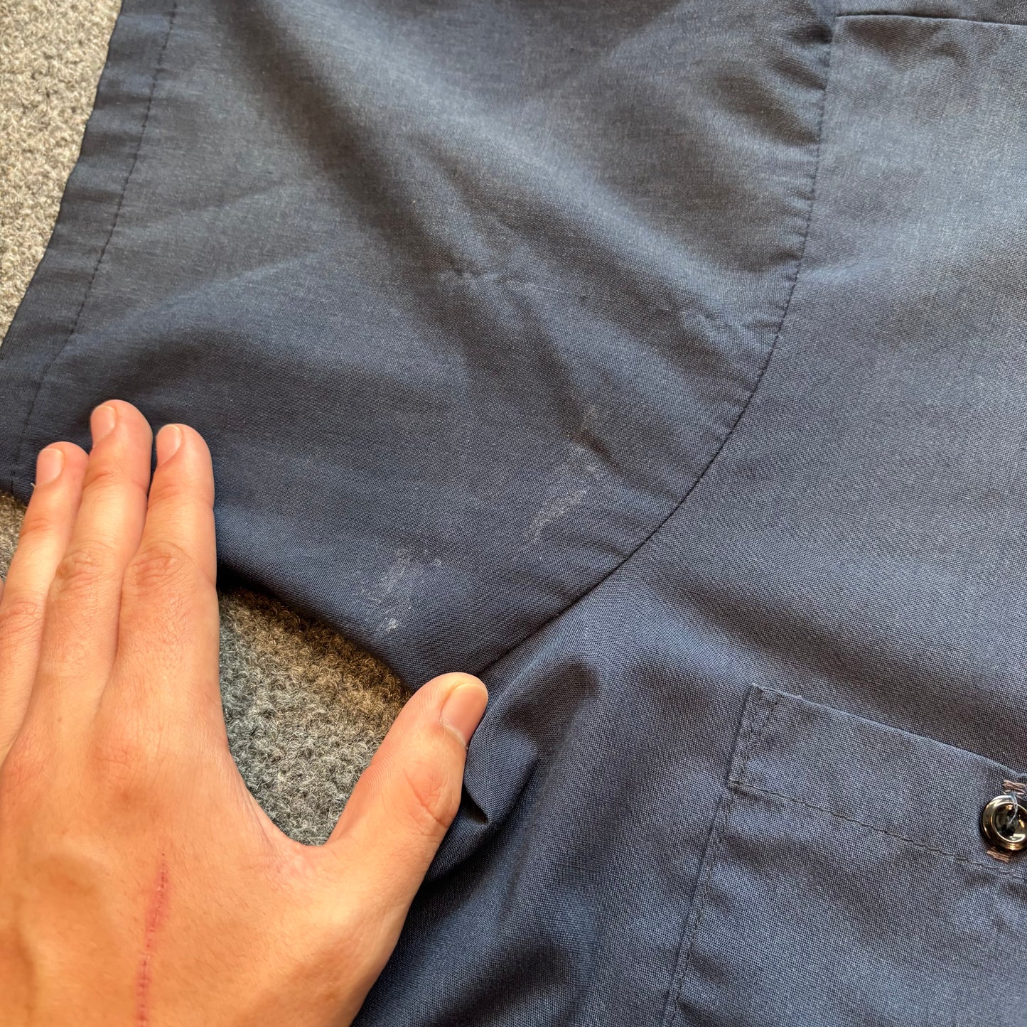 80s Mechanics Button Up - L