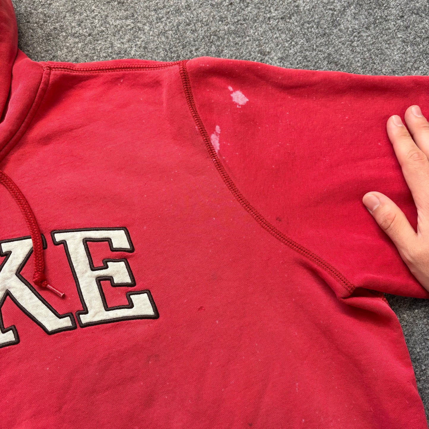 Distressed Nike Hoodie - Xl