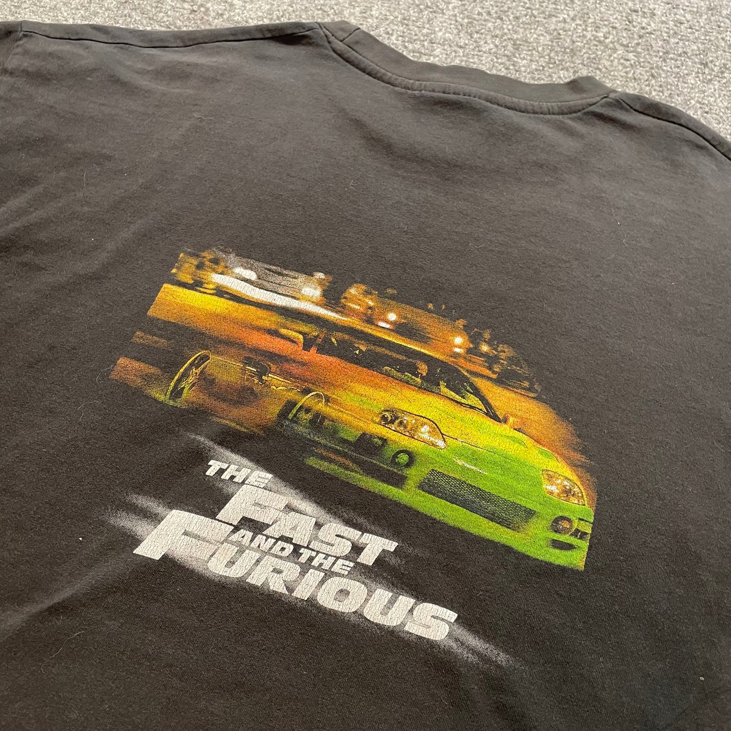 Rare Euro 2001 The Fast & The Furious Promo T-Shirt - L