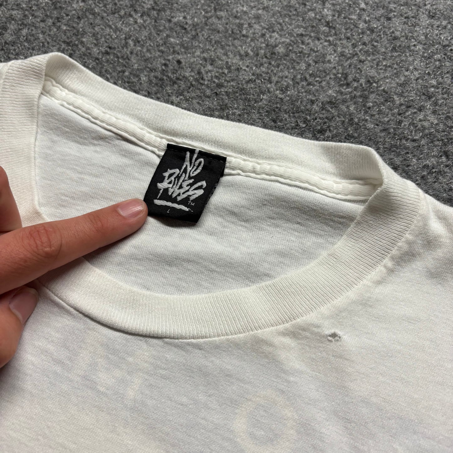 90s NO RULES Tommy Knuckle Sandwhich Shirt - L