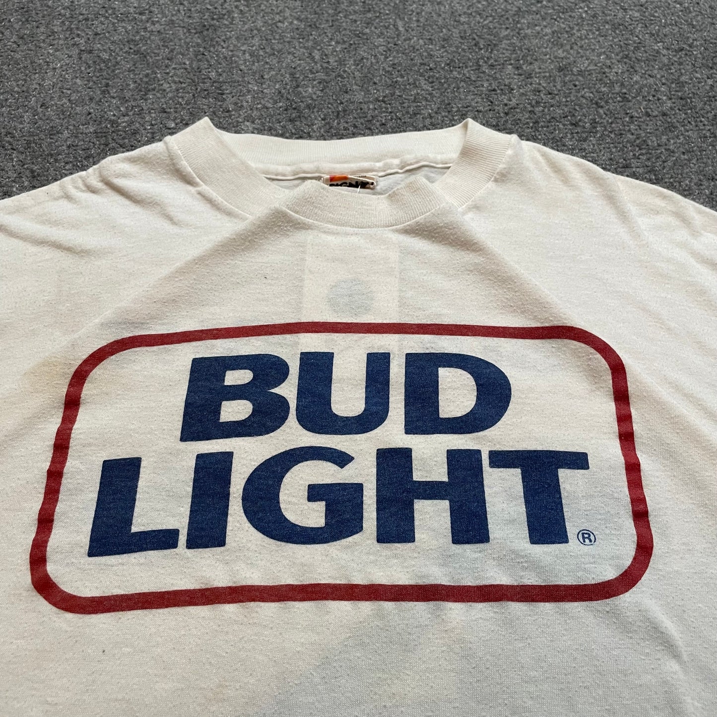 1980s Ironman Triathlon Bud Light Sponsored T-Shirt - L