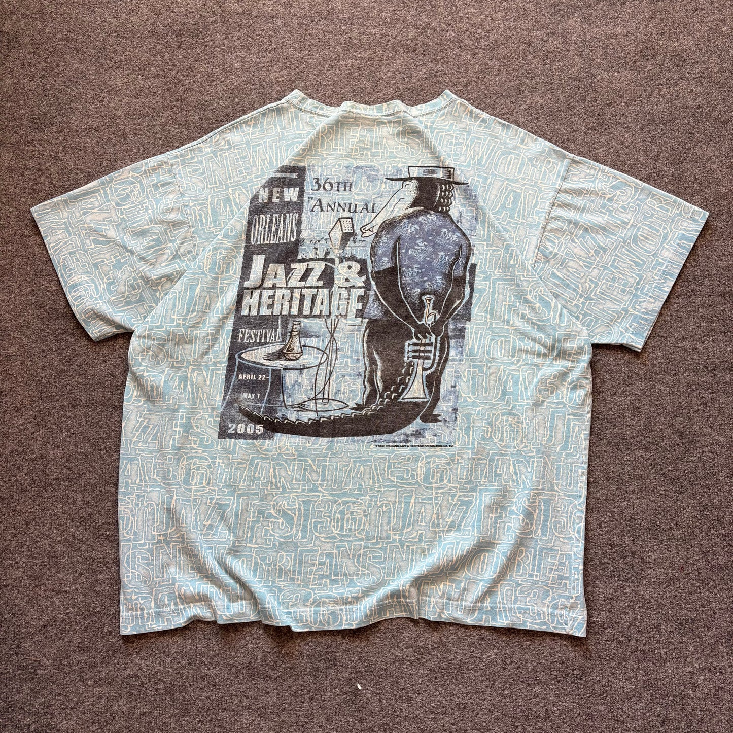 2005 New Orleans Jazz & Heritage Festival Shirt - XL