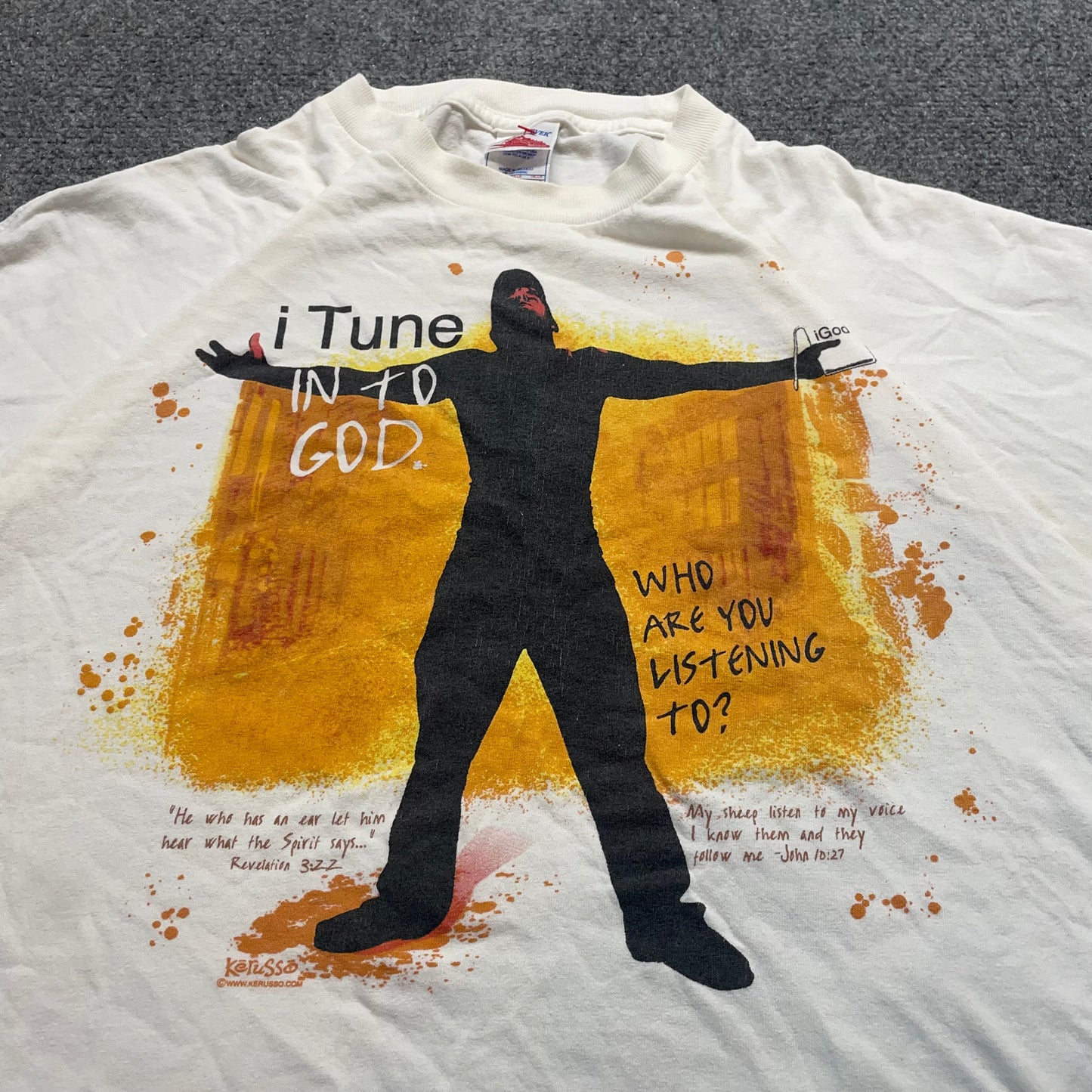 2000s Jesus iTunes Parody Shirt - 2XL