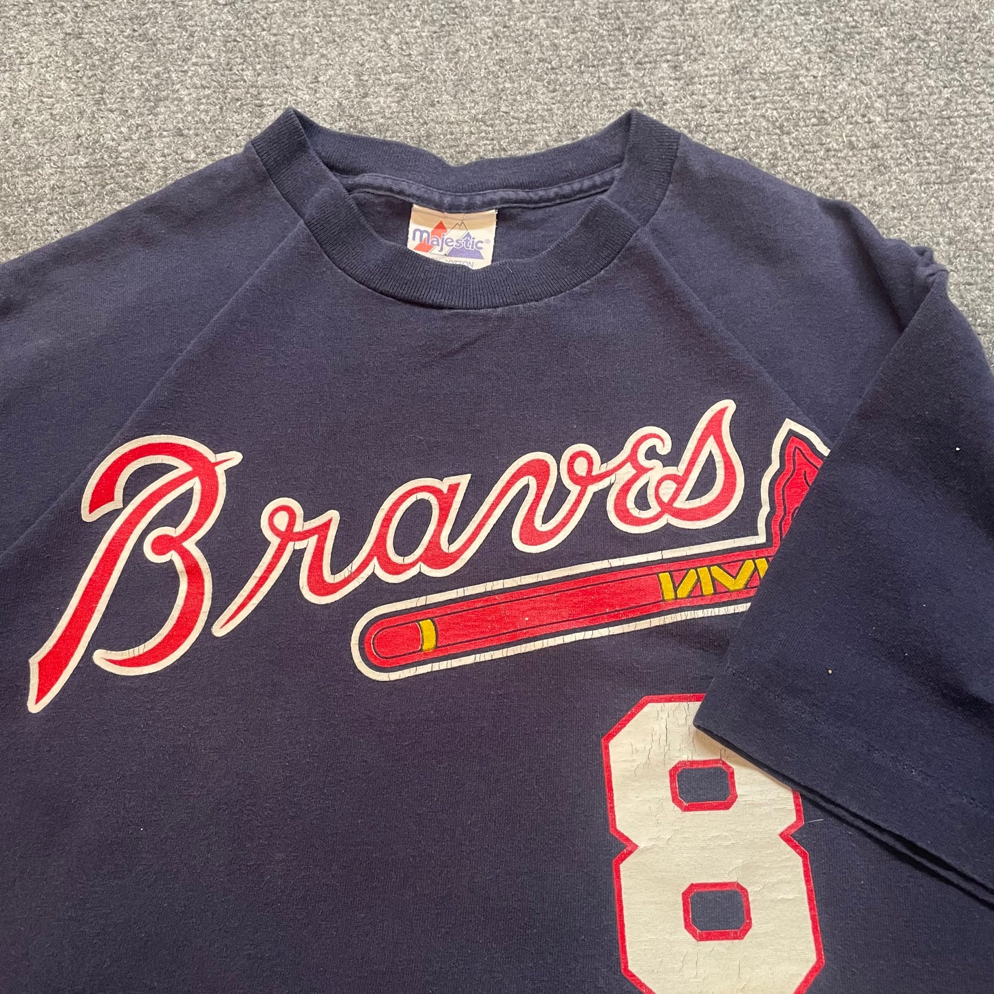 90s Atlanta Braves T-Shirt - M