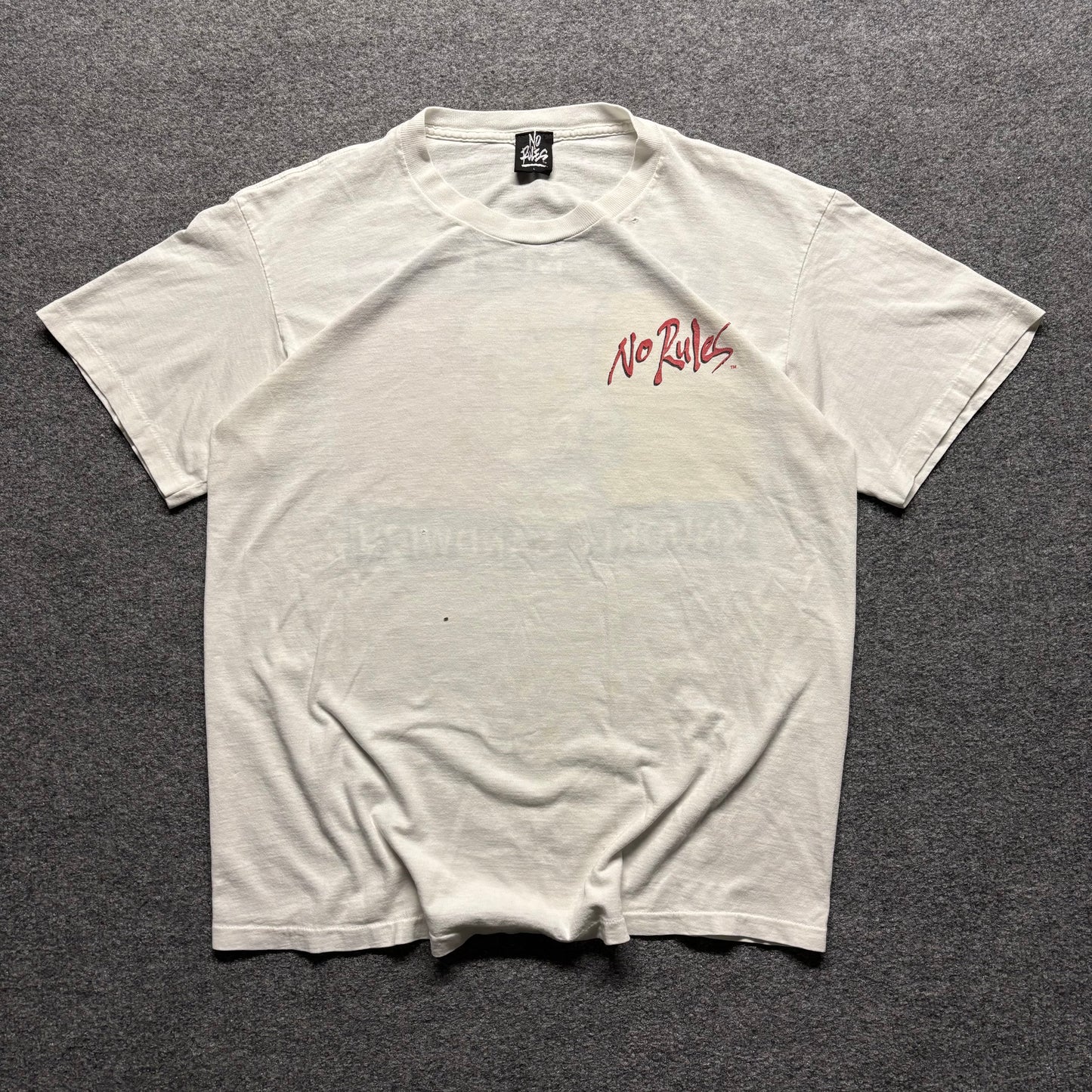90s NO RULES Tommy Knuckle Sandwhich Shirt - L