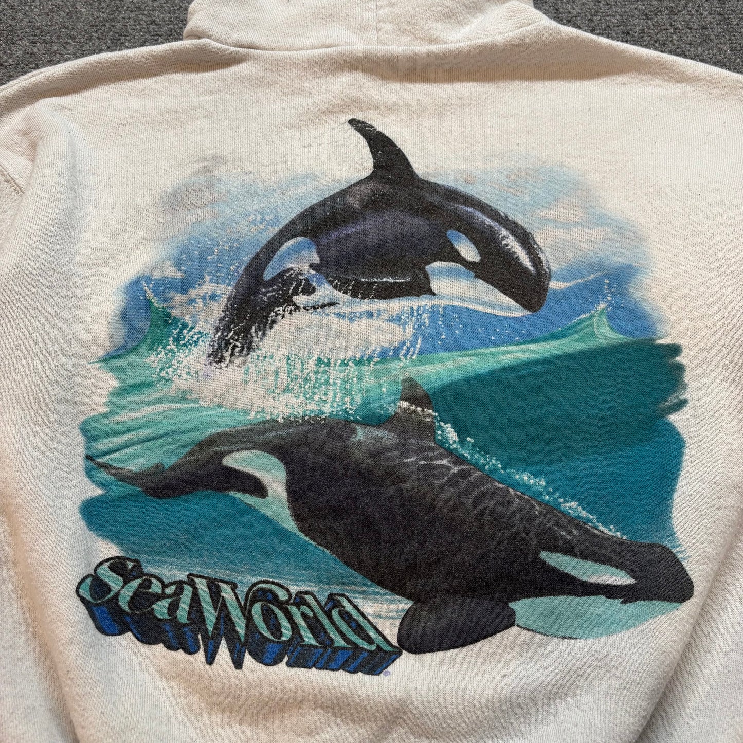 90s SeaWorld Hoodie - L