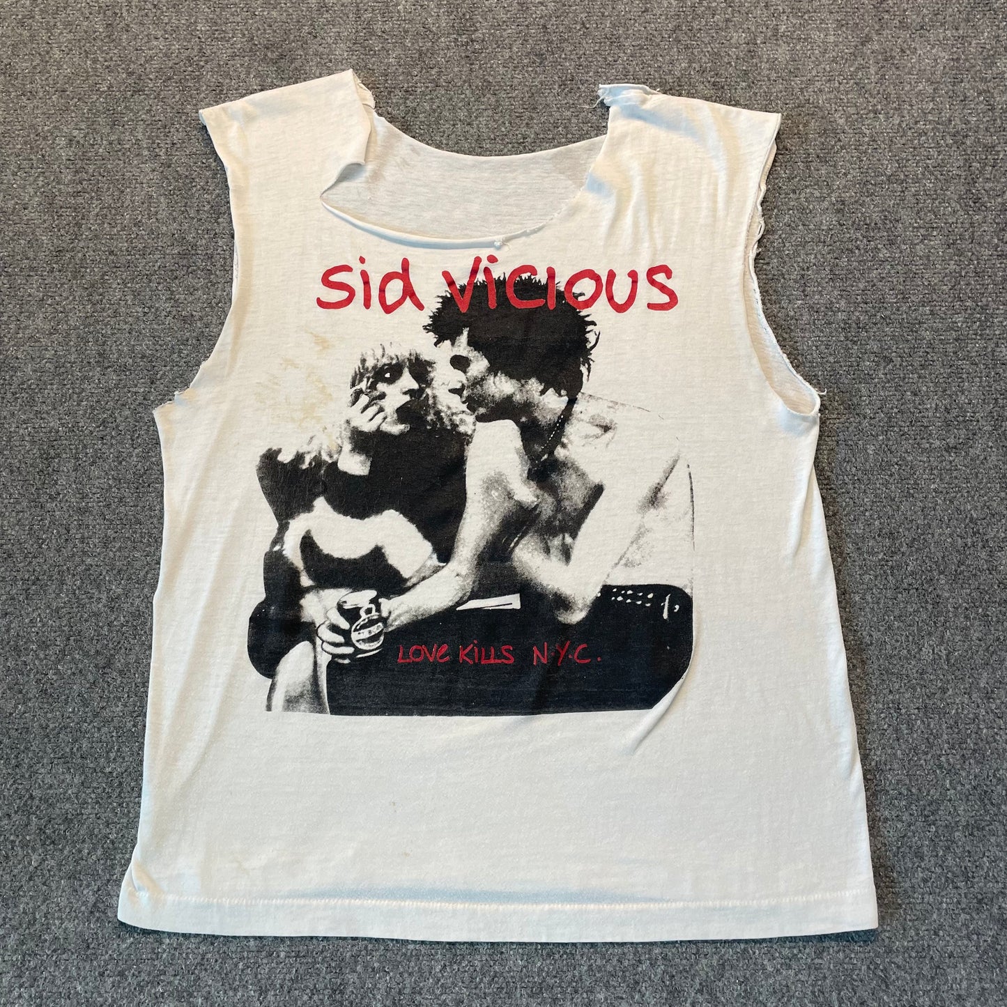 1980s Sid Vicious Sex Pistols Love Kills N.Y.C Cutoff - M