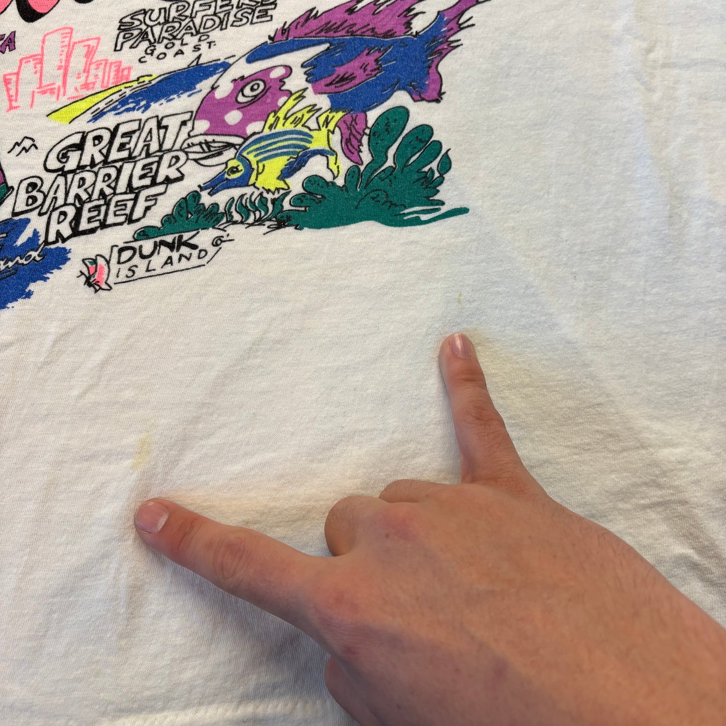 90s Queensland Australia T-Shirt - S