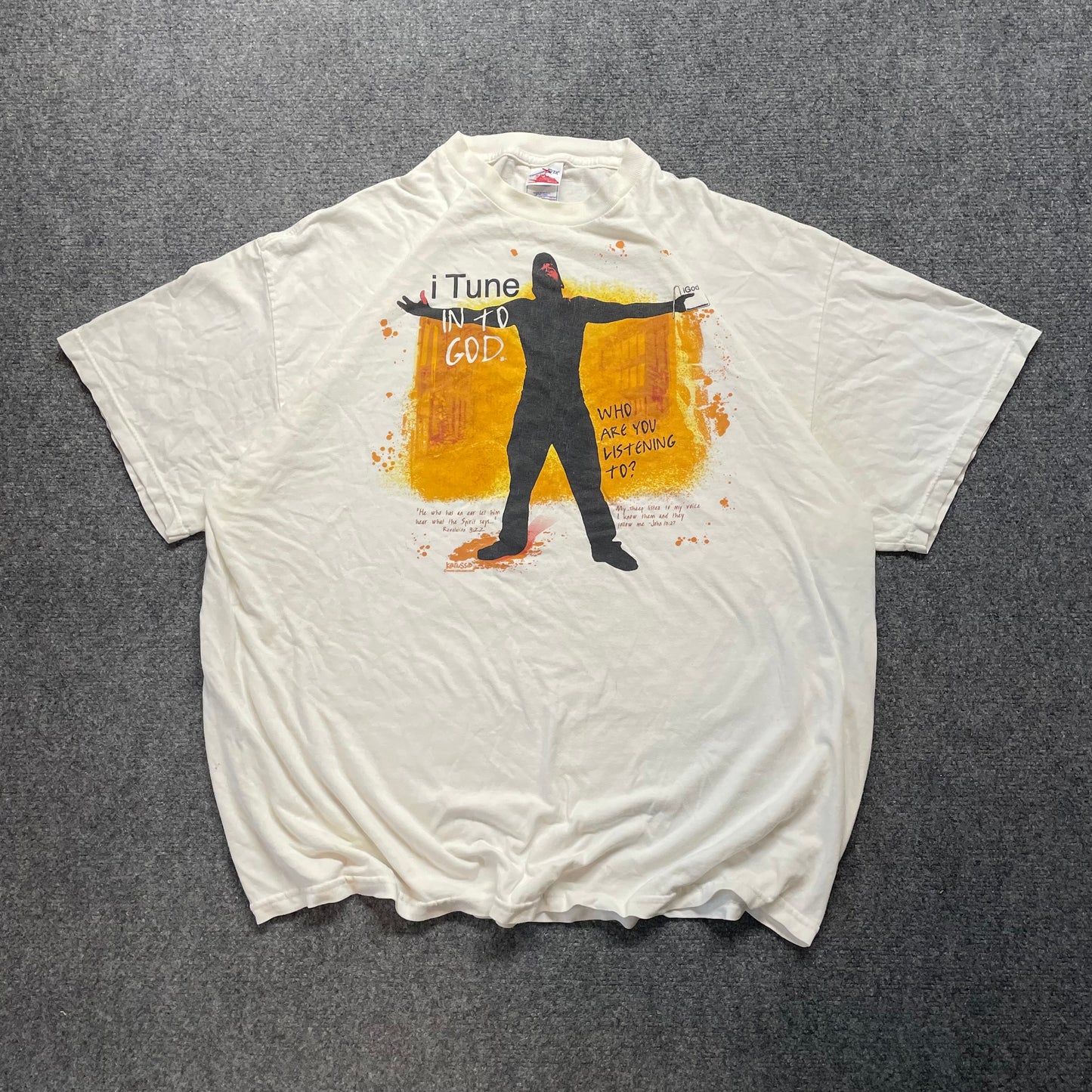 2000s Jesus iTunes Parody Shirt - 2XL