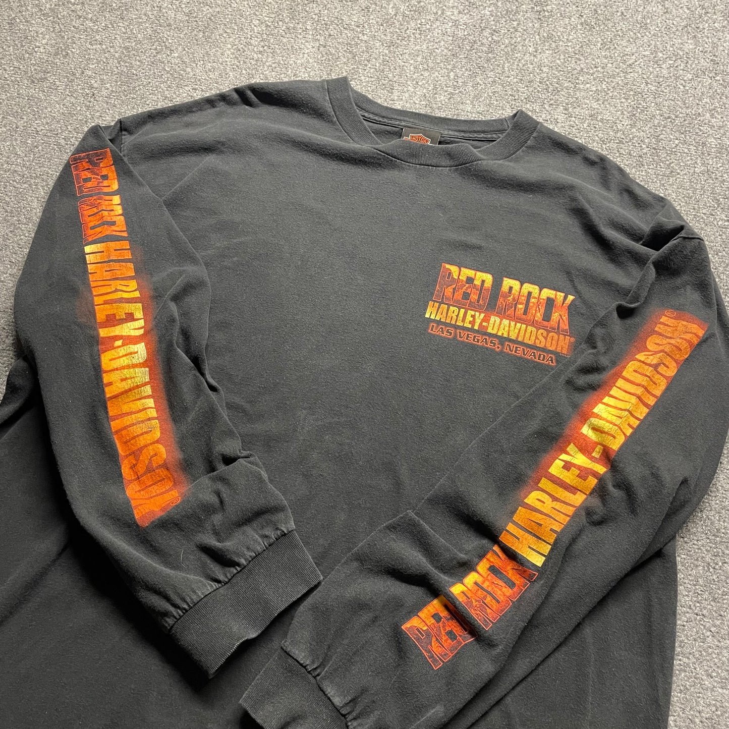 2000s Red Rock Las Vegas Harley Davidson L/S - 2XL