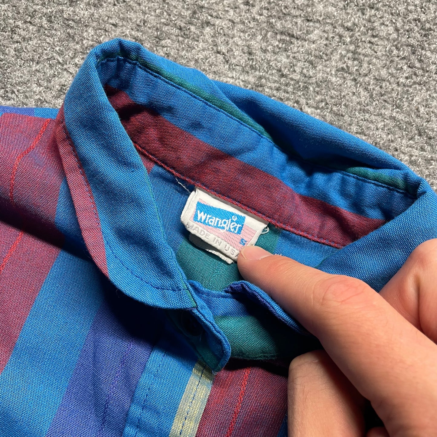 Women’s 1980s Wrangler Button Up Shirt - S