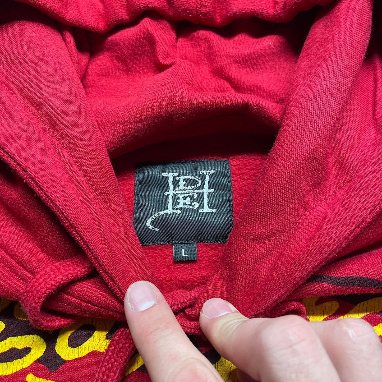 Y2K Ed Hardy Hoodie - L