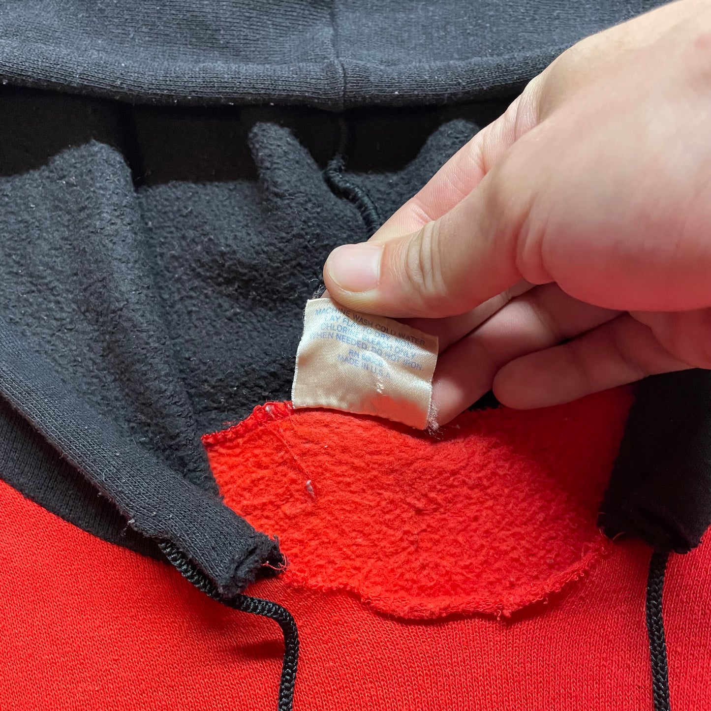 Rare 1980s Billabong Colorblock Hoodie - M