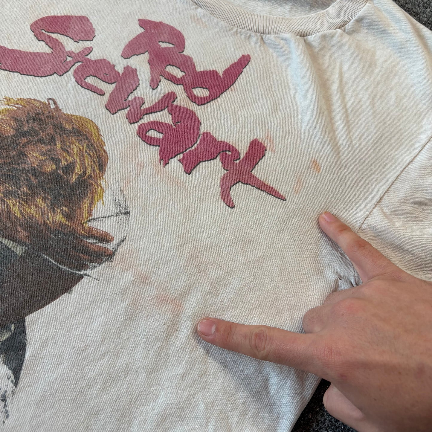 1980s Rod Stewart Out of Order Tour T-Shirt - M