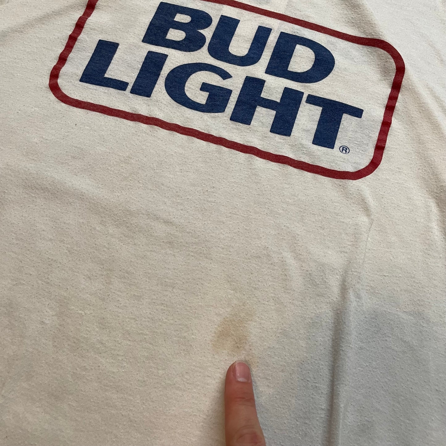 1980s Ironman Triathlon Bud Light Sponsored T-Shirt - L