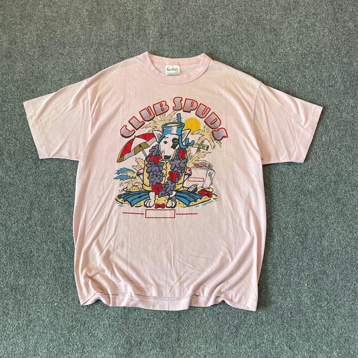 1980s Club Spuds Bud Light Promo Shirt - L