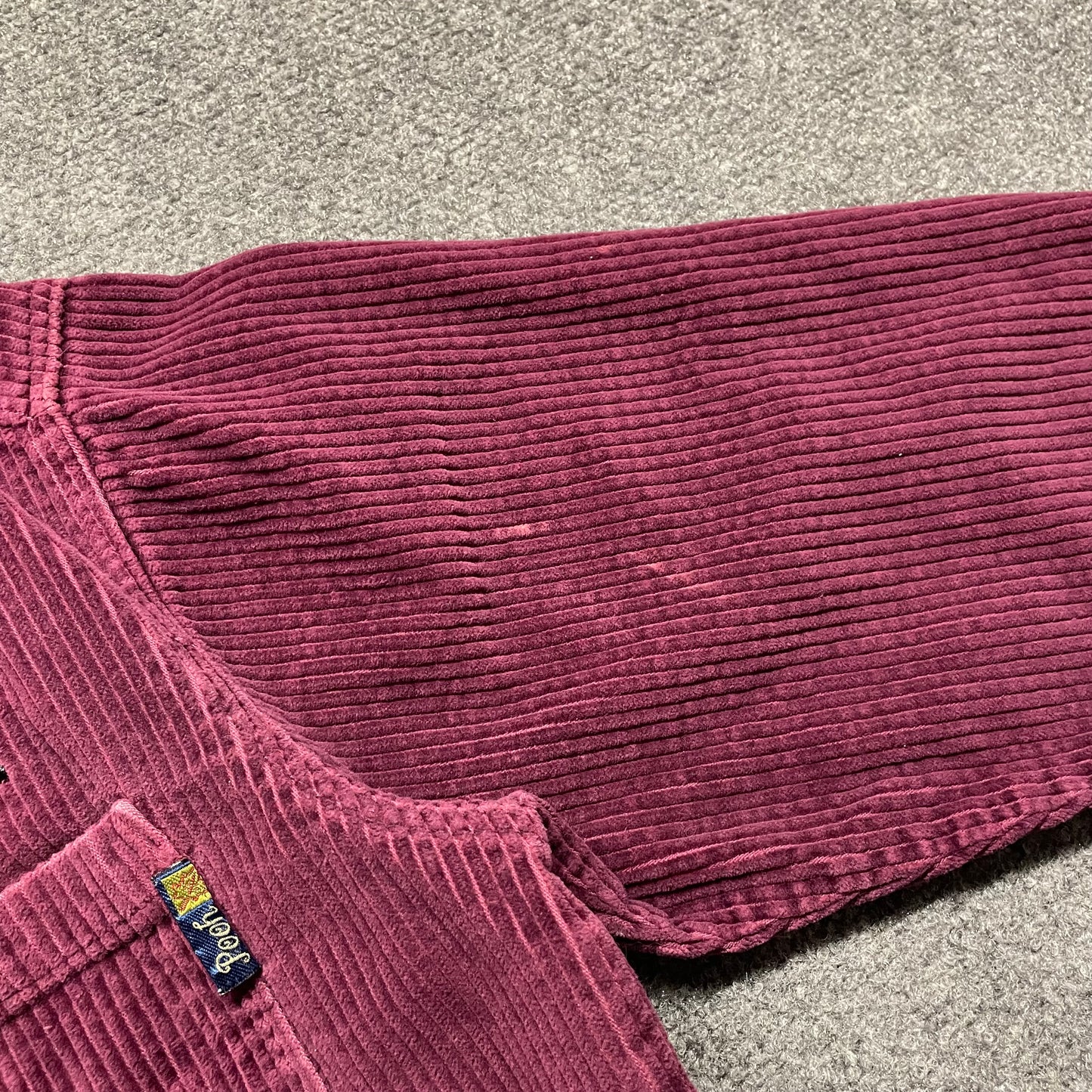 90s Winnie the Pooh Corduroy Button Up - M