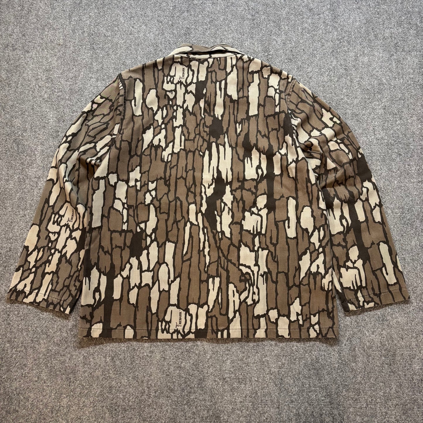 1980s Trebark Camo Zip Up Jacket - S