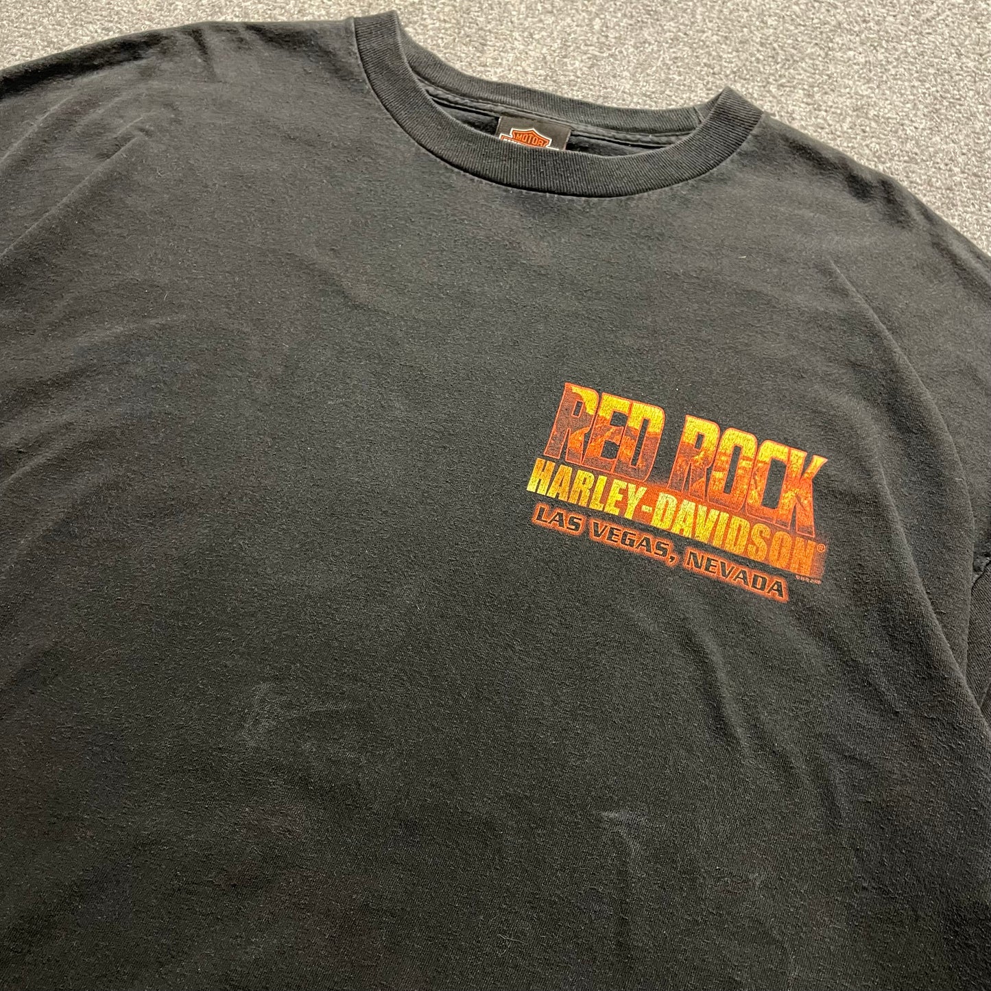 2000s Red Rock Las Vegas Harley Davidson L/S - 2XL