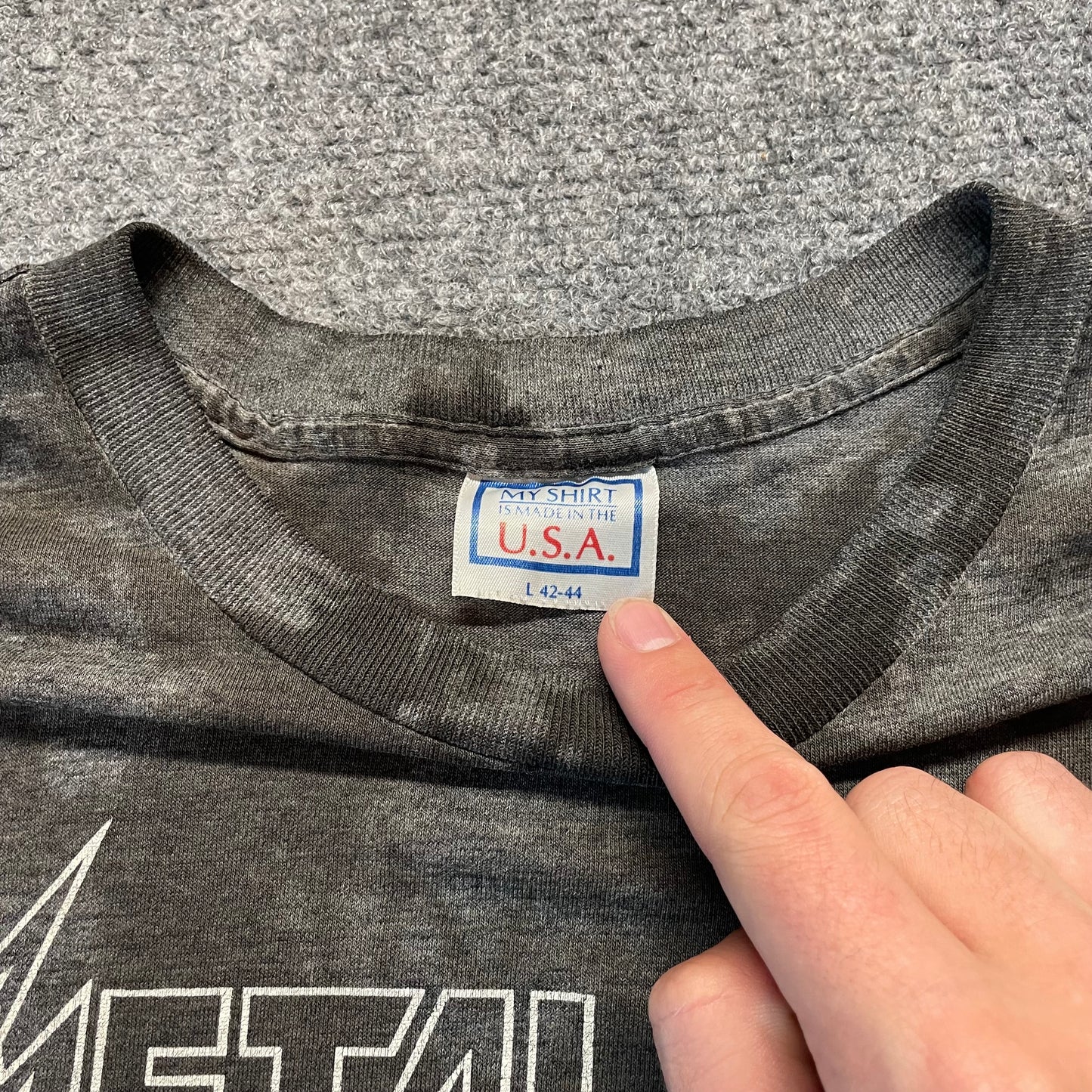 1980s Metallica The Shortest Straw T-Shirt - L