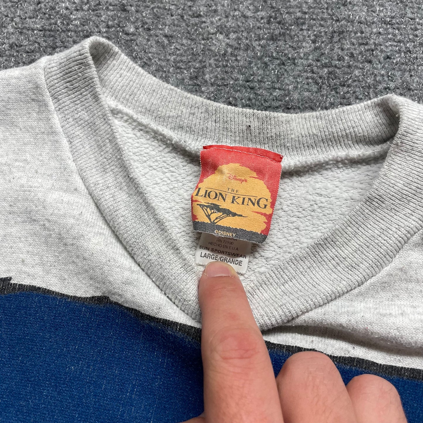 90s Disneys The Lion King Movie Promo Sweat - L