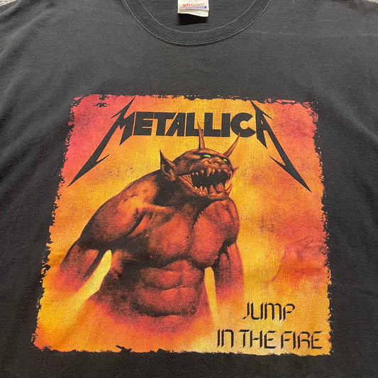 05’ Metallica Jump in the Fire Shirt - L