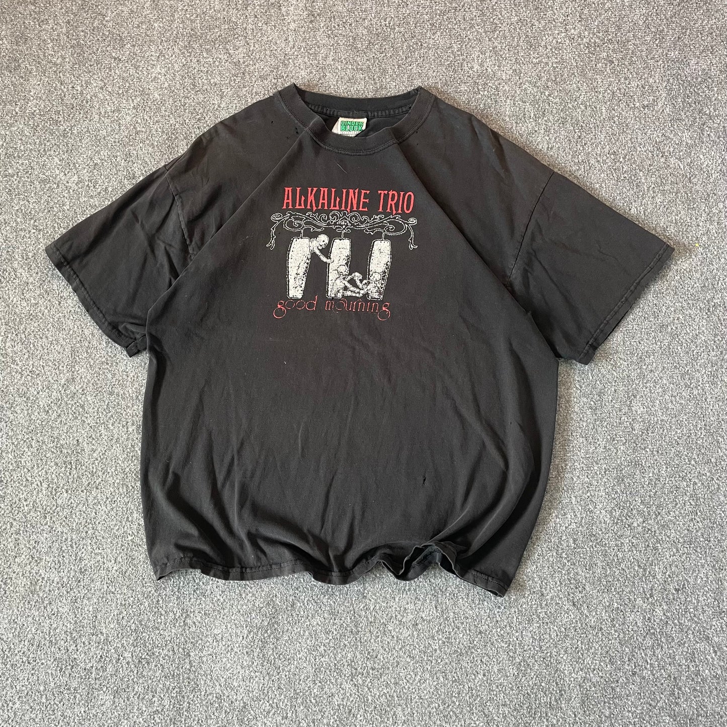 90s Alkaline Trio Good Mourning Band Shirt - L