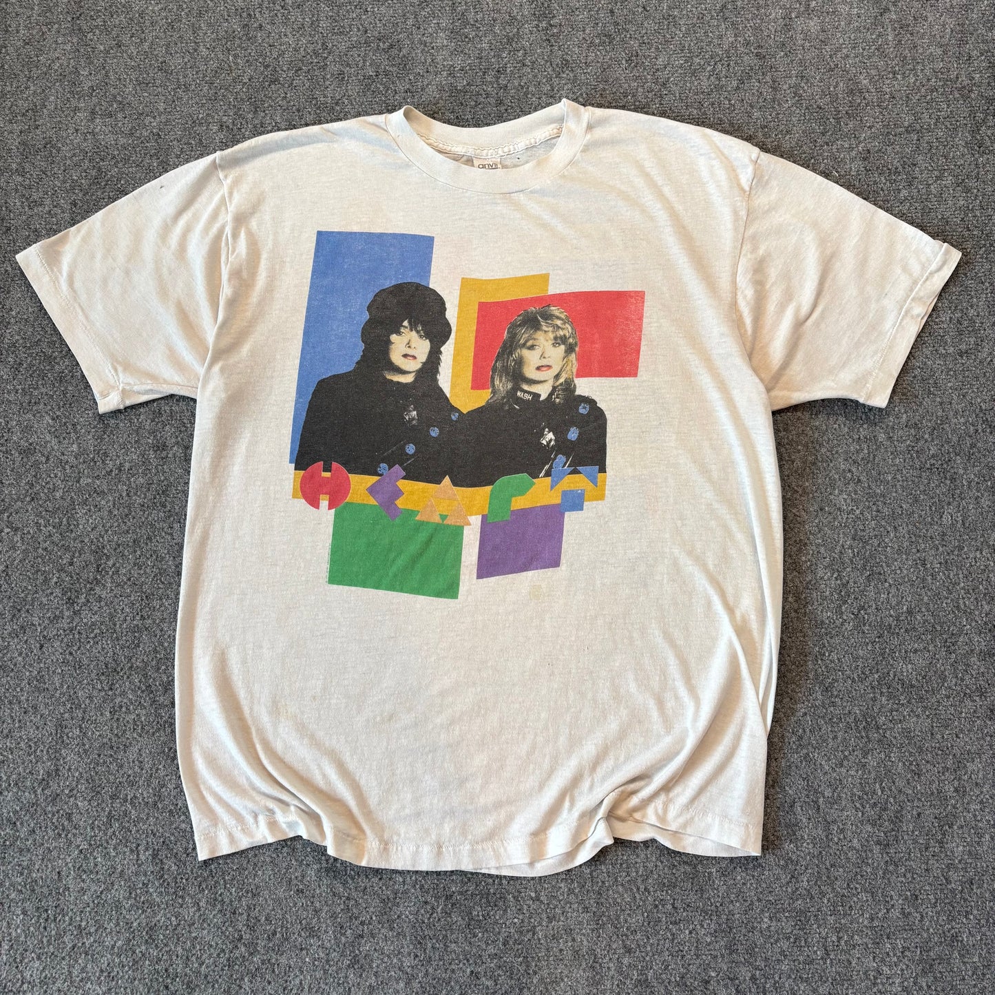 1990 HEART Band T-Shirt - L