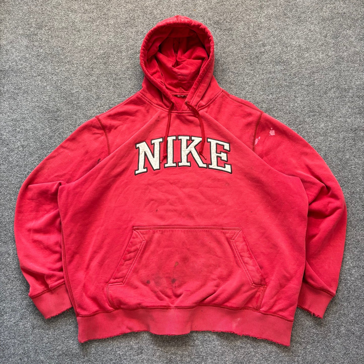 Distressed Nike Hoodie - Xl