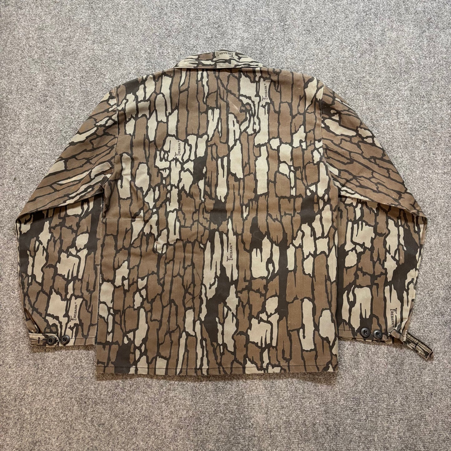 1980s Trebark Camo Button Up Shirt - S