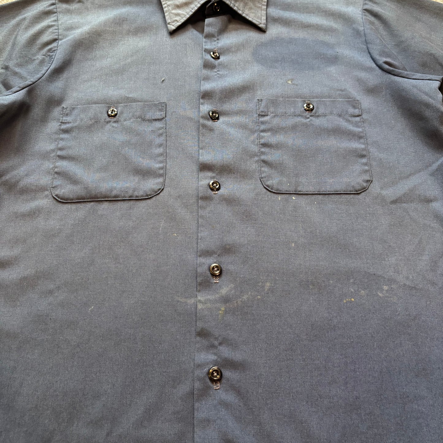 80s Mechanics Button Up - L