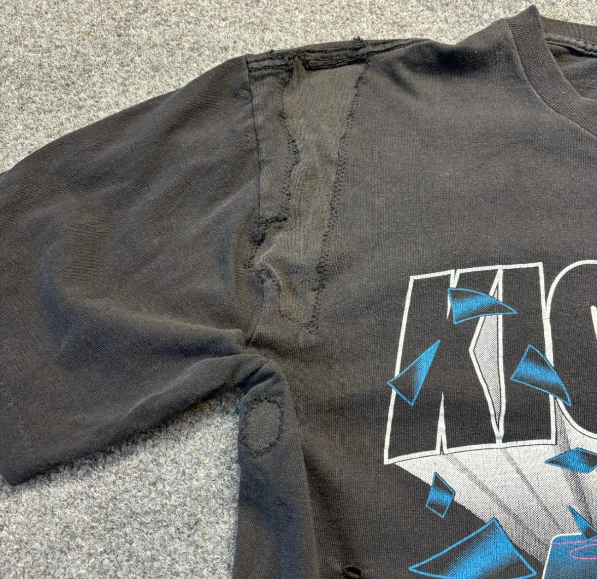 90s Kick Ice! Dallas Stars Hockey T-Shirt - L