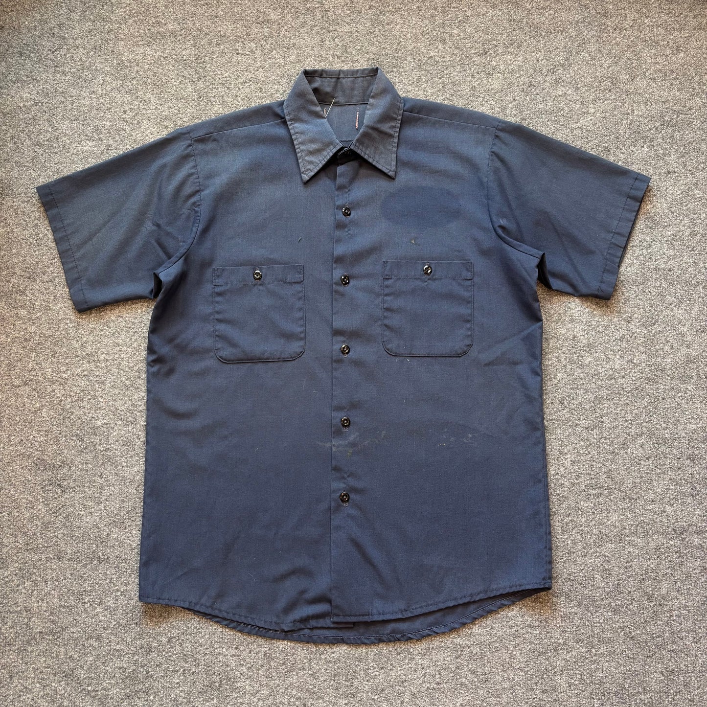 80s Mechanics Button Up - L