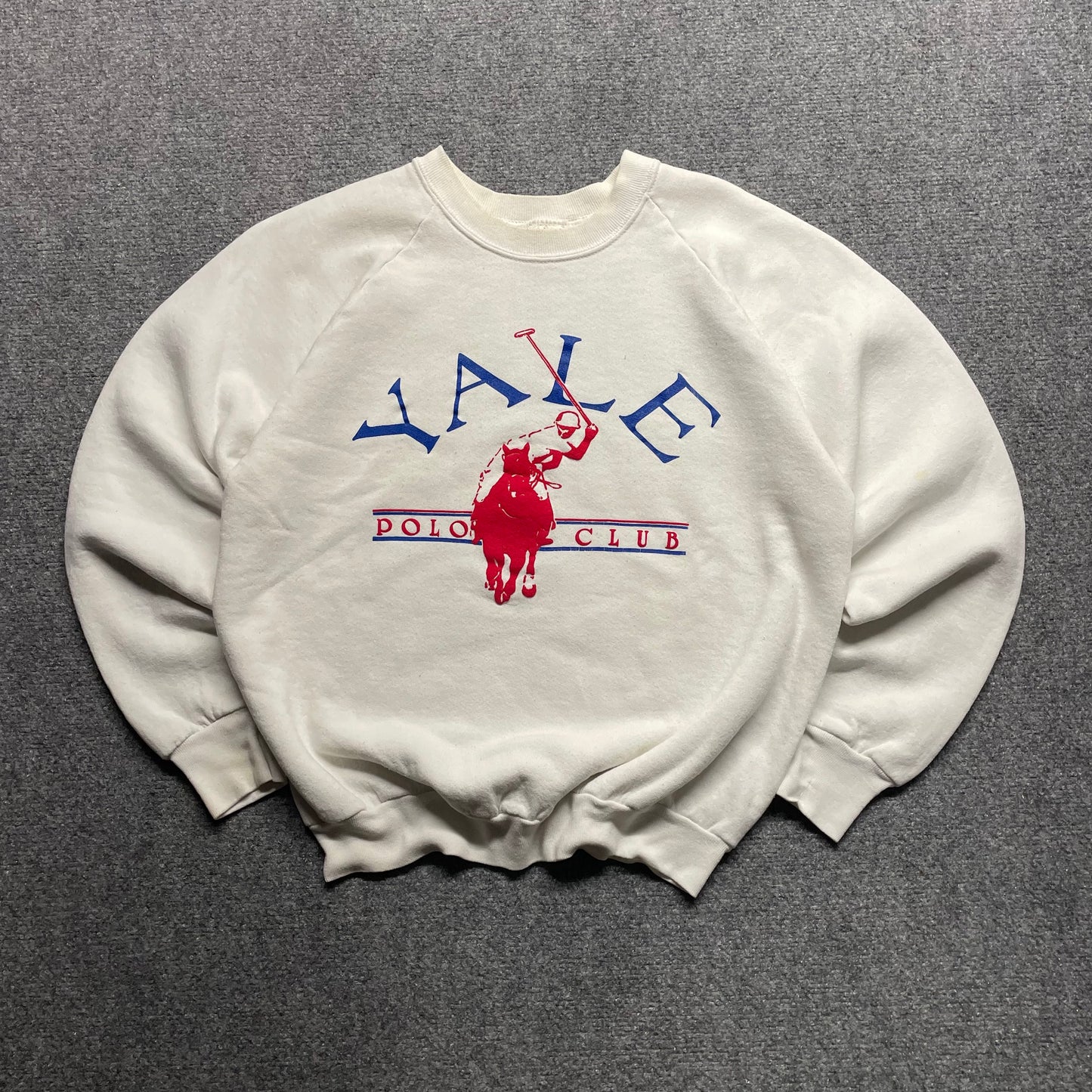90s Yale Polo Club Sweat - M