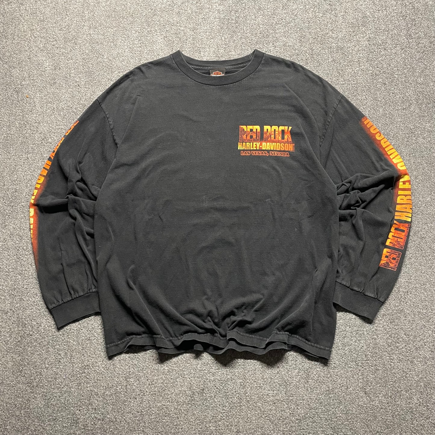 2000s Red Rock Las Vegas Harley Davidson L/S - 2XL