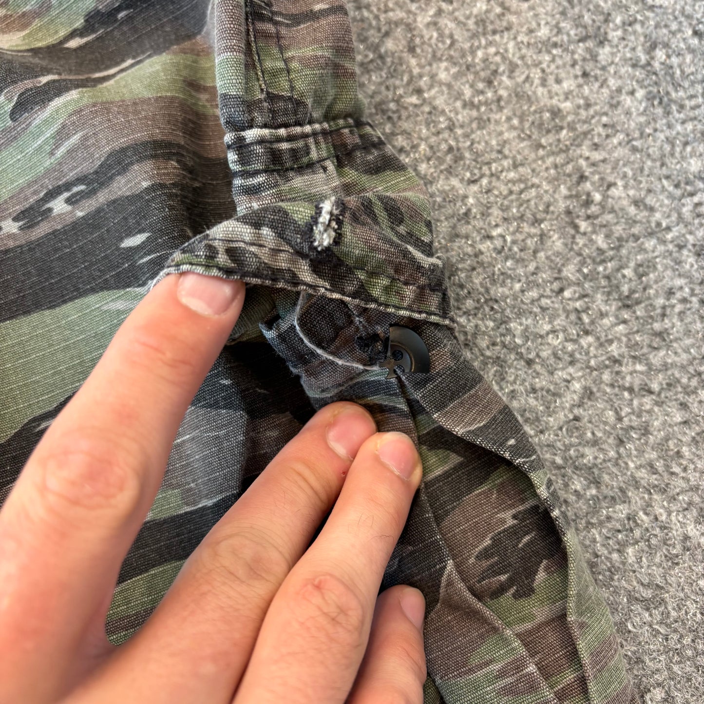 90s Tiger Stripe Camo Pants - 40x32