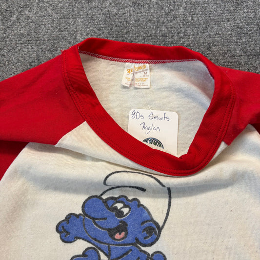 1980s Smurf Raglan - M