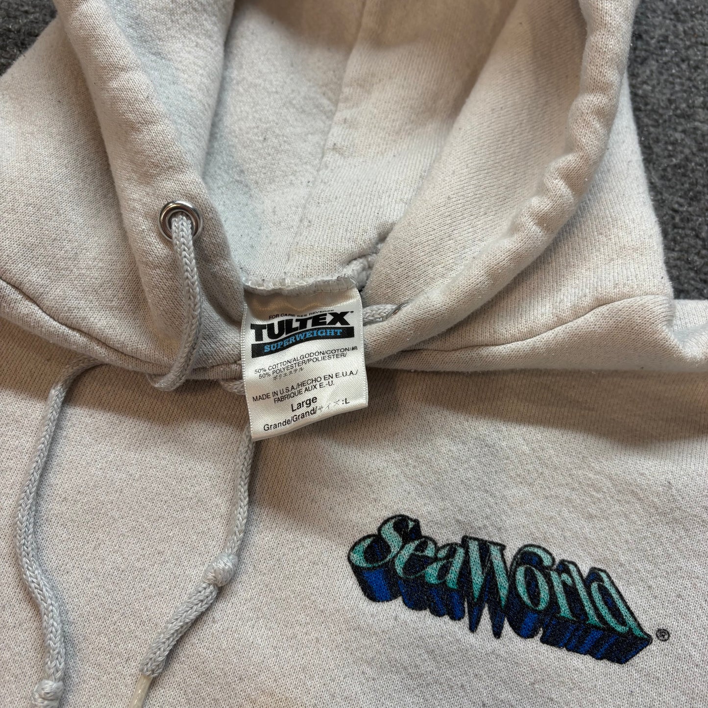 90s SeaWorld Hoodie - L