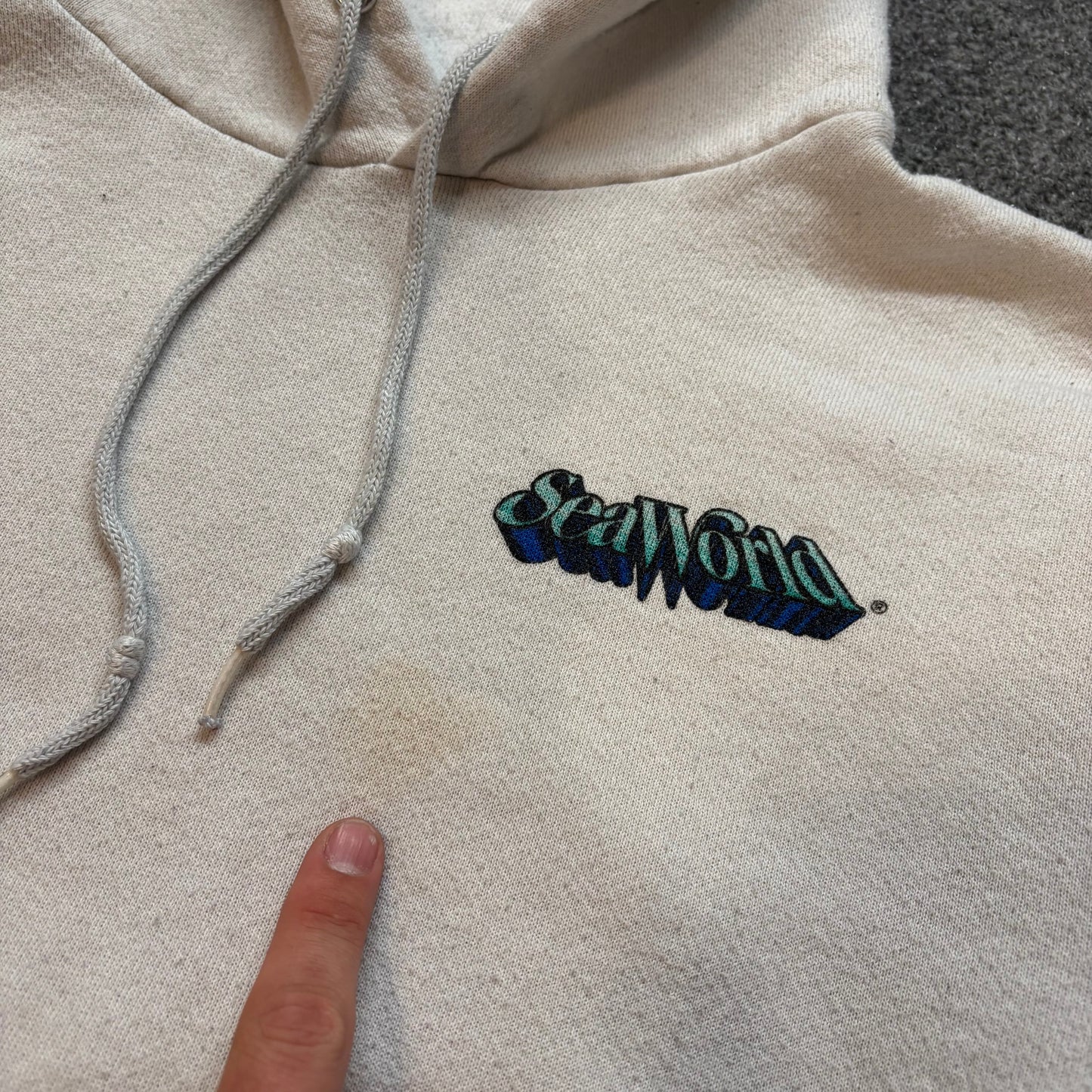 90s SeaWorld Hoodie - L