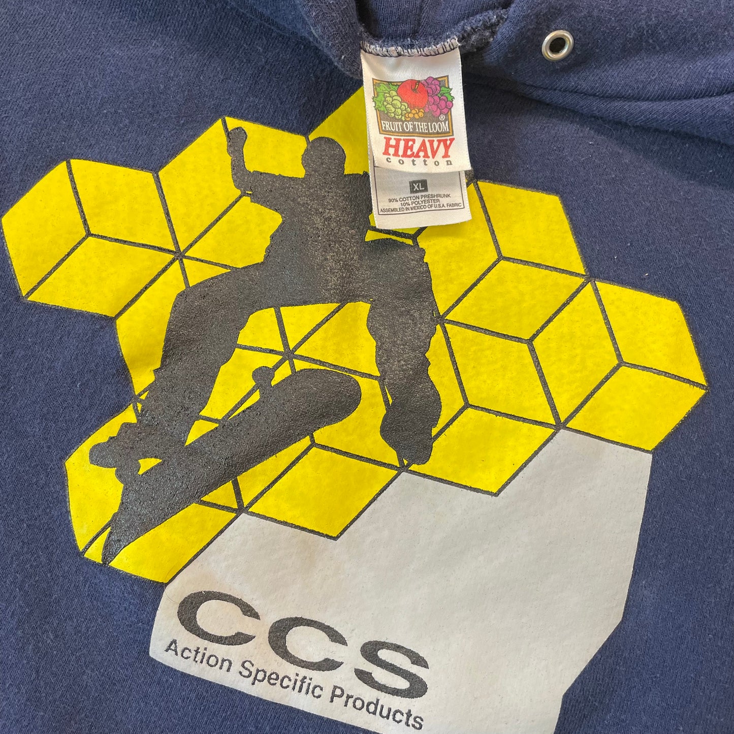 Vintage CCS Skateboard Co. Hoodie - XL