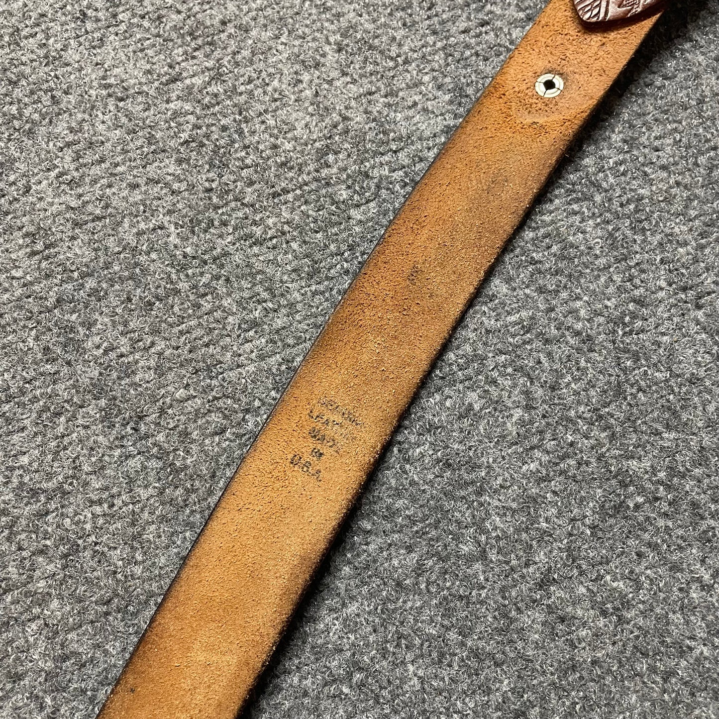 1970s Smith & Wesson Leather Belt