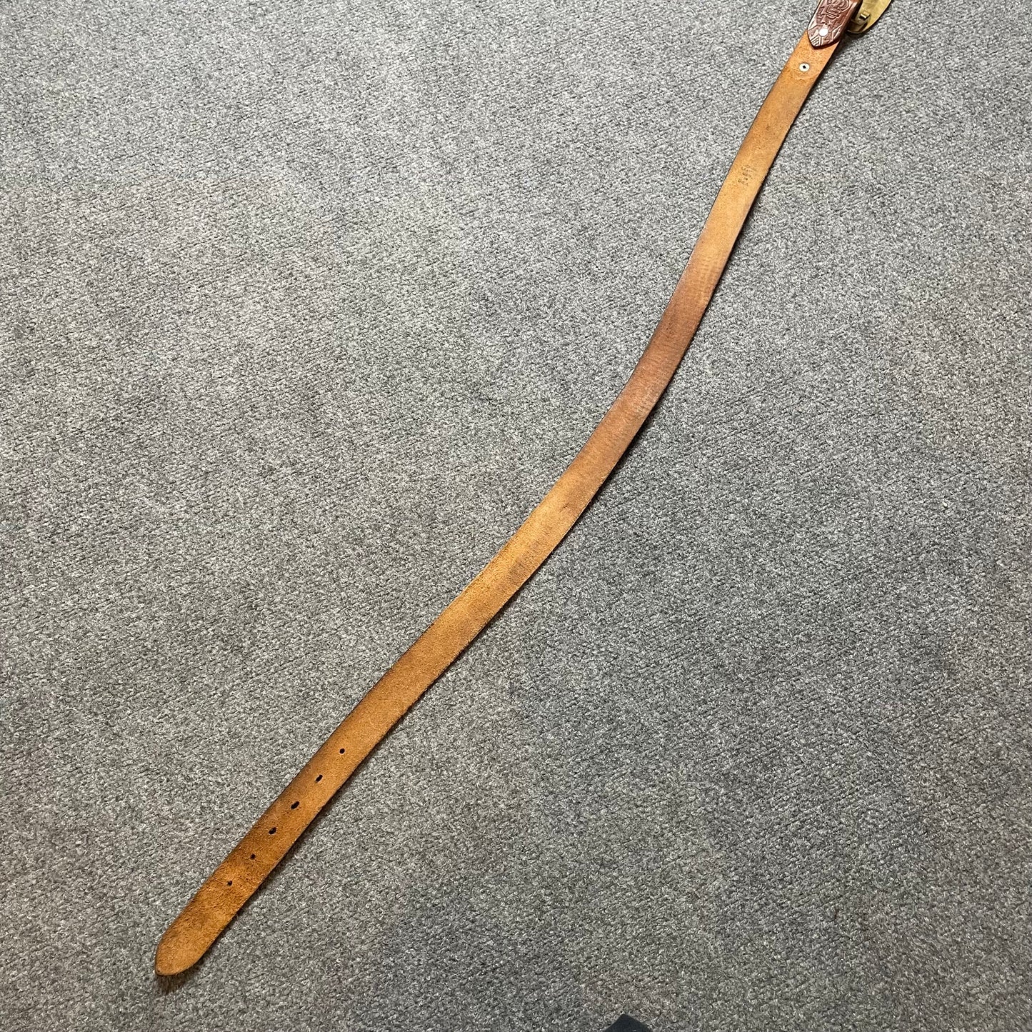 1970s Smith & Wesson Leather Belt
