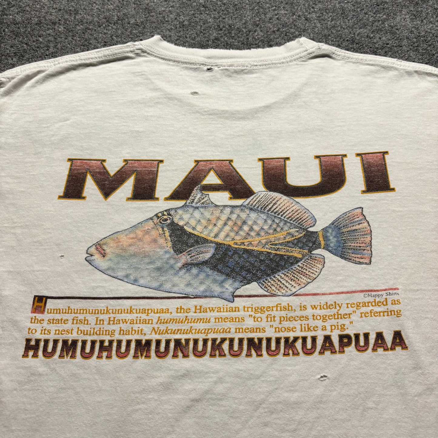 Vintage Maui Triggerfish Shirt - L