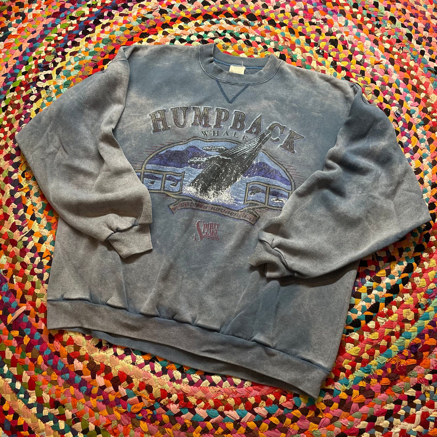 90s Humpback Whale Crewneck