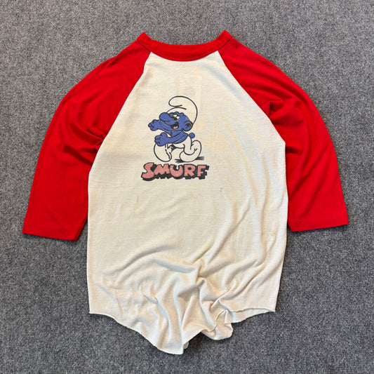 1980s Smurf Raglan - M