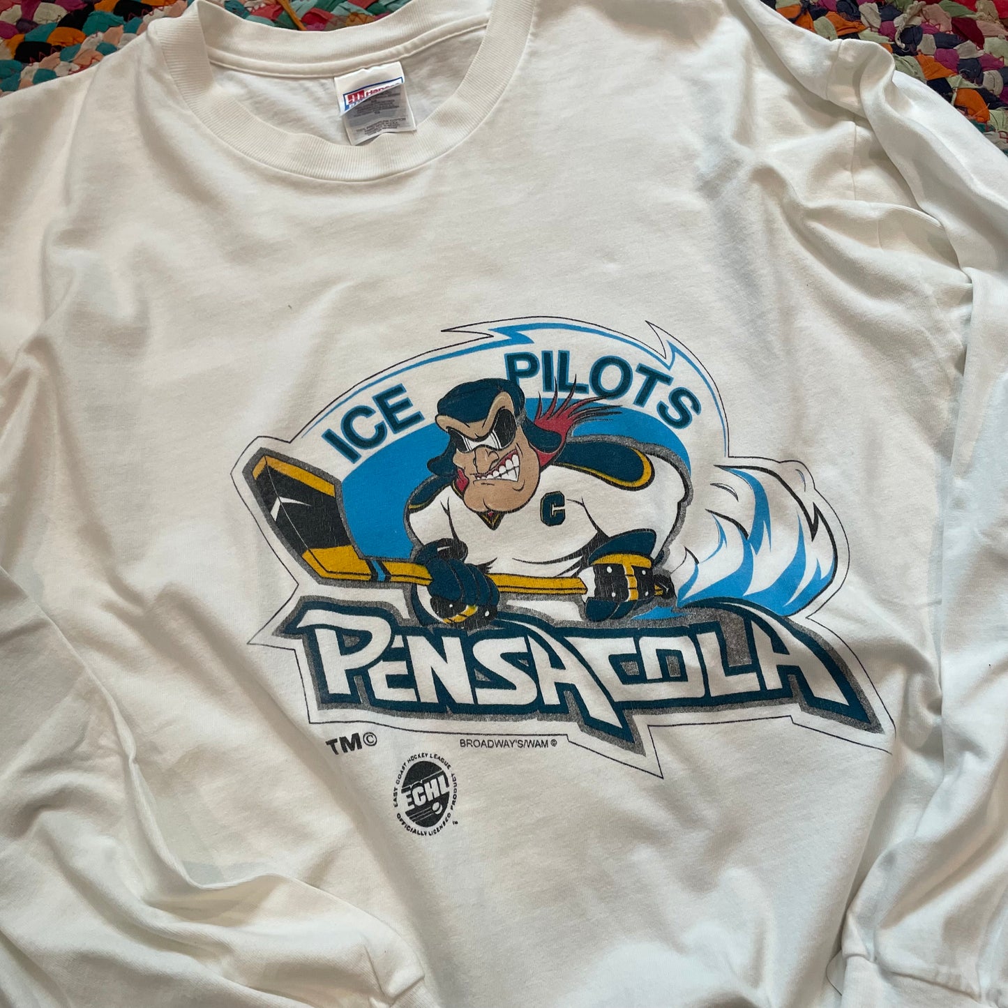 90s Pensacola Ice Pilots Hockey L/S Shirt