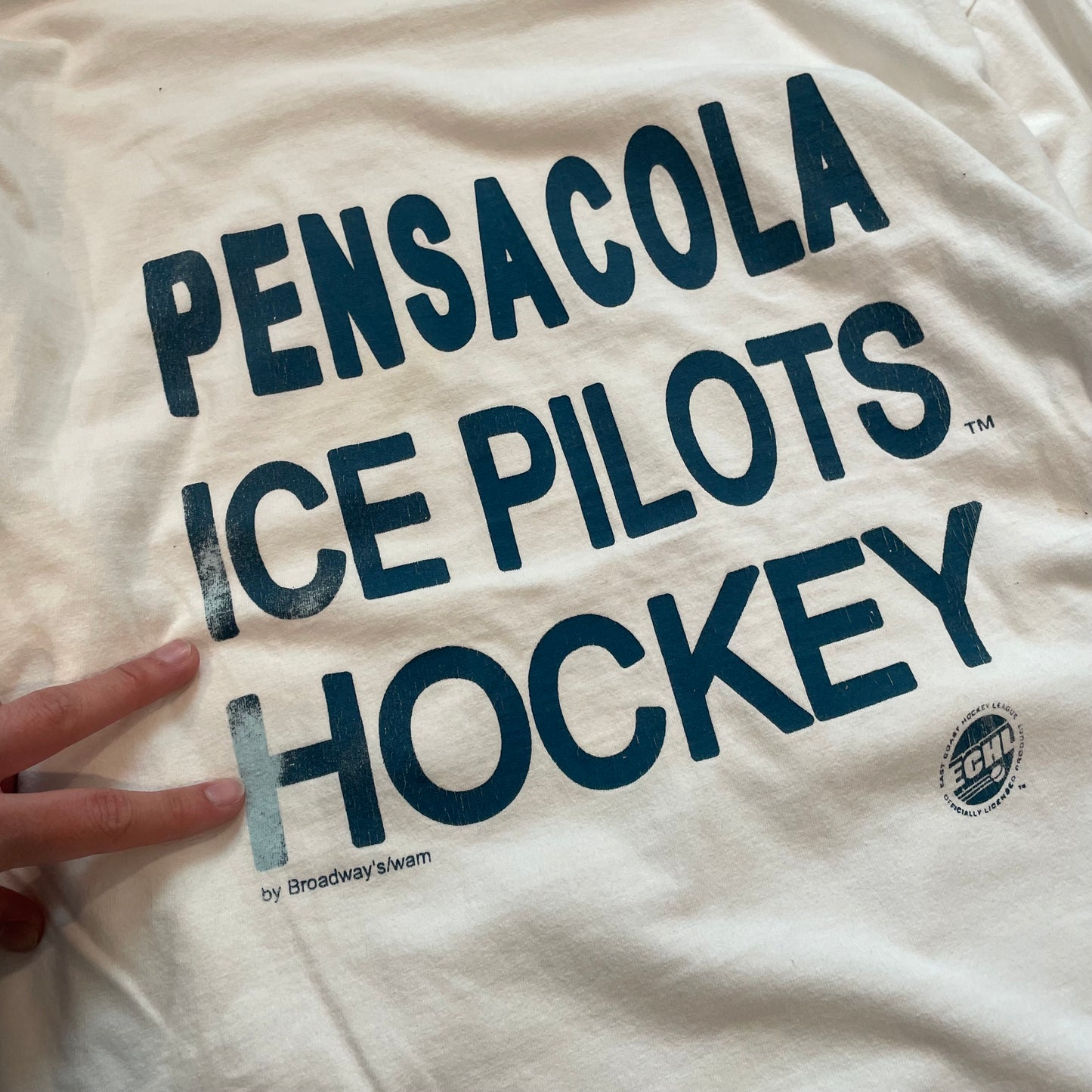 90s Pensacola Ice Pilots Hockey L/S Shirt