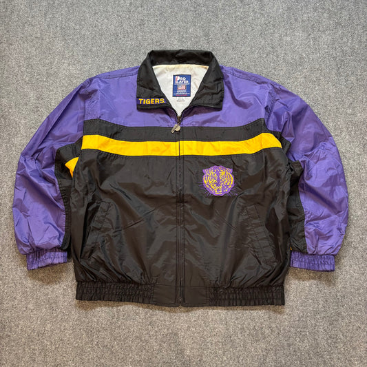 90s Pro Player LSU Tigers Windbreaker Jacket - XL