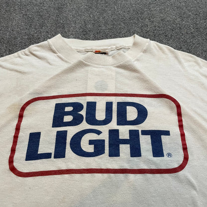 1980s Ironman Triathlon Bud Light Sponsored T-Shirt - L